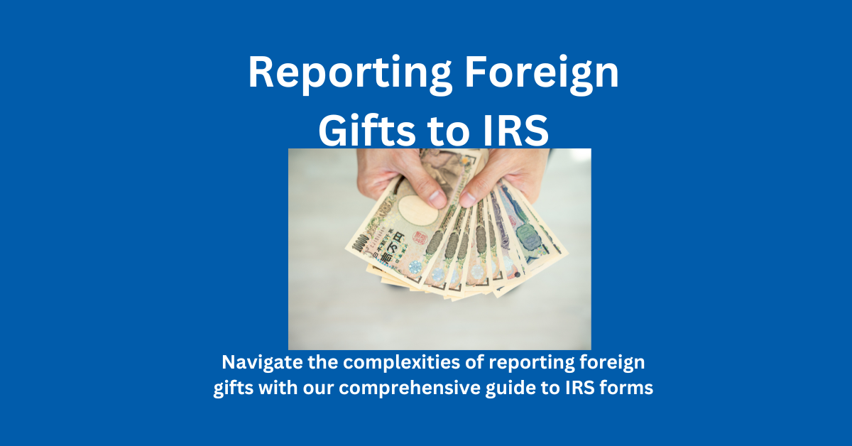report a foreign gift